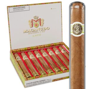 Macanudo Cafe Crystal Tubes (Robusto) (5.5x50) Box of 8