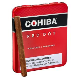 Cohiba Red Dot Miniatures (Cigarillos) (3.7x24) Pack of 10
